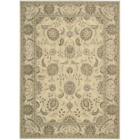 NOURISON Persian Empire Area Rug Collection Ivory 7 Ft 9 In. X 10 Ft 10 In. Rectangle 99446255181